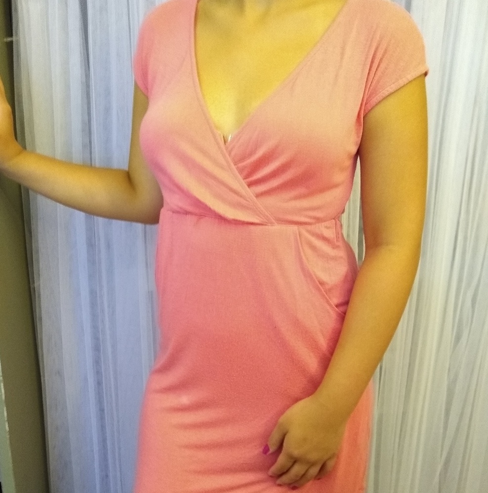 Surplice dress